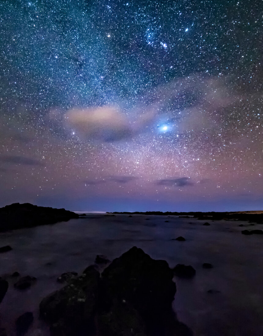 Oman winter night sky
