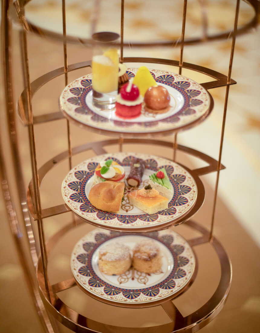 Outdoor dining scene in Oman