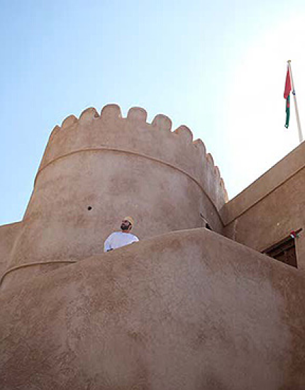 Airport interior corridor