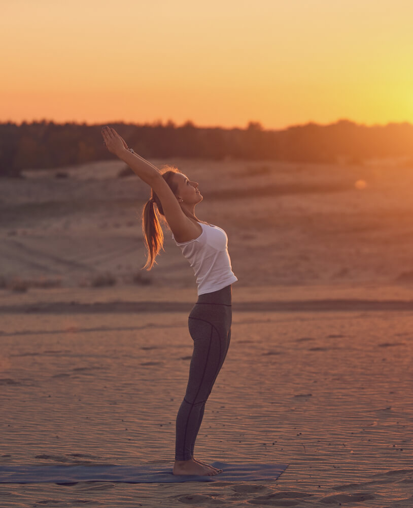 Sunrise Desert Yoga